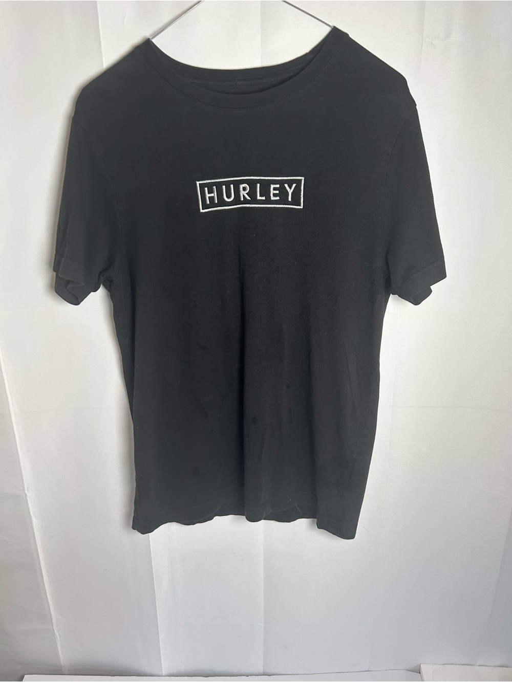 Hurley Black Short Sleeve Logo Tee